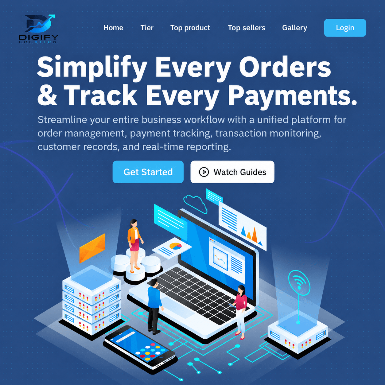 SaumicWallet dashboard for wallet transactions, payments, and order management